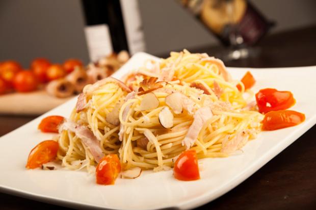 receta Vermicelli con tomates cherry y nueces al aceite pastas monticello 