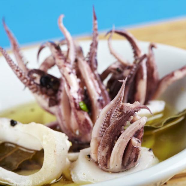 receta Calamares al aceite de oliva