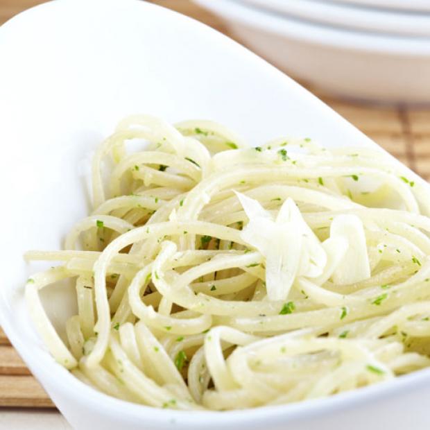 receta Spaghettis al ajo y aceite